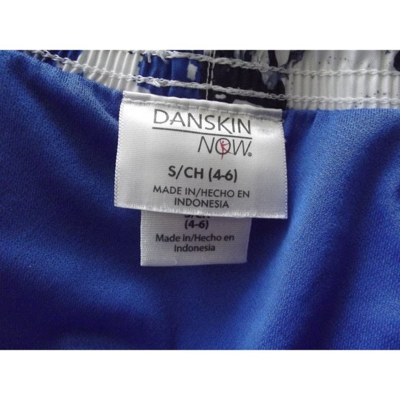 Danskin Now Small Blue White Lined Track Running Shorts athletic pocket brief - Picture 3 of 9